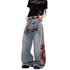 Vintage Embroidered Balloon Leg Jeans