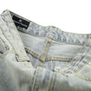 Vintage Light Wash Wide Leg Slub Denim Jeans