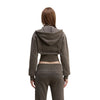Detachable Hood Double Slider Fleece Hoodie