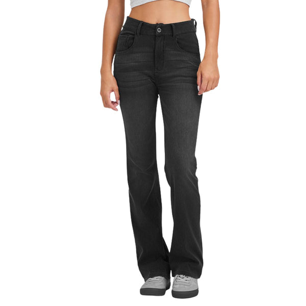 High?Waisted Butt?Lifting Whiskered Fitness Casual Pants With Pockets