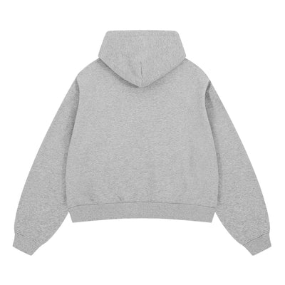 Dual Zipper Fleece Hooded Streetwear Hoodie