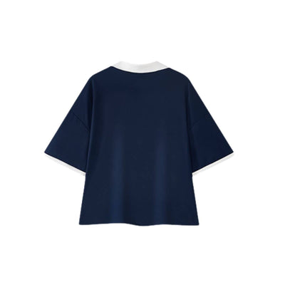 Lightweight Cooling Contrast Stitch Polo Shirt
