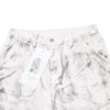 Graffiti Spray Washed Baggy Flared Denim Pants