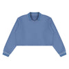 410G Heavyweight Cotton Cropped Sweatshirt | Coverstitch Detail Street Pullover