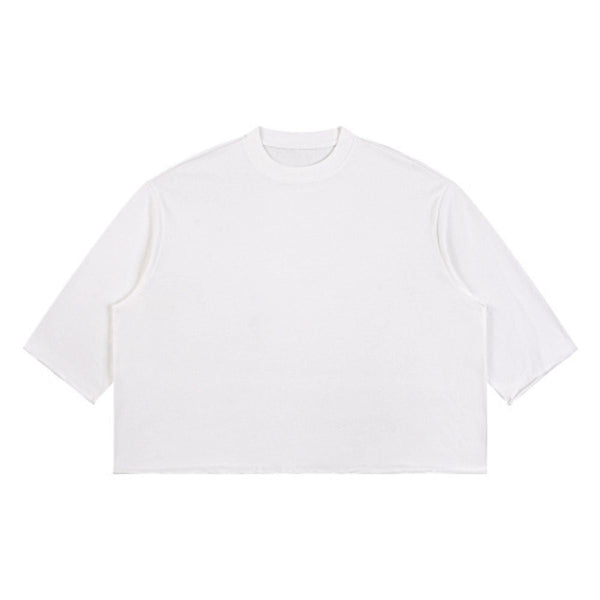 Heavyweight Vintage Wash Relaxed Fit Raw Edge T-Shirt