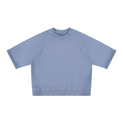 320G Cotton Crew Neck Raglan Sweatshirt
