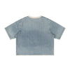 Washed Cotton Oversized Crew Neck Tee