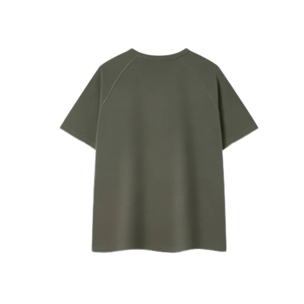 Heavyweight Ladder Cotton Raglan Sleeve Textured Oversized T-Shirt