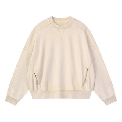 380G Heavyweight Vintage Wash Relaxed Fit Crewneck Sweatshirt