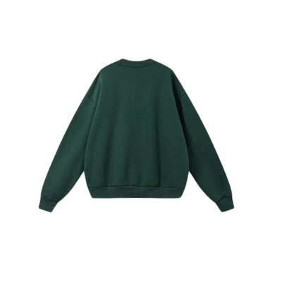 Heavyweight Fleece Boxy Drop ShoulderCrew Neck Sweatshirt