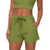 Women's Relaxed-Fit Ribbed Shorts