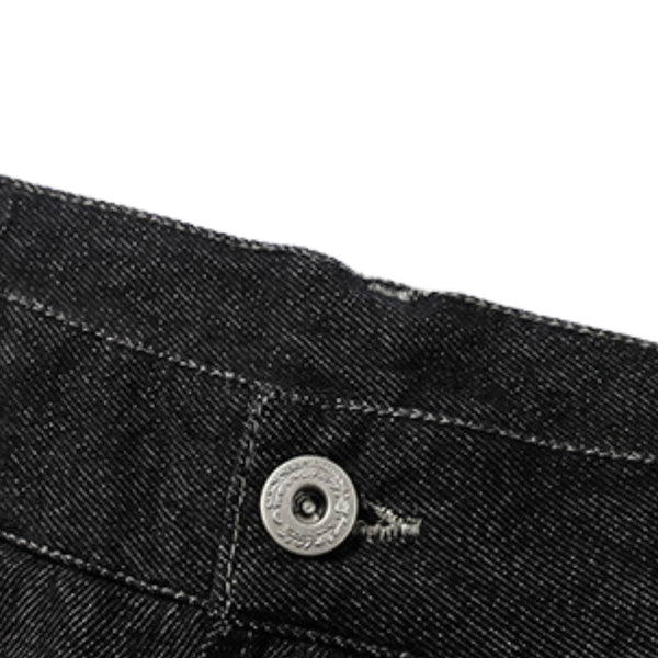 Vintage Washed Flared Straight Leg Jeans