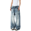 Light Fade Vintage Straight Leg Denim Jeans