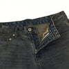Wrinkle Wash Vintage Straight Jeans