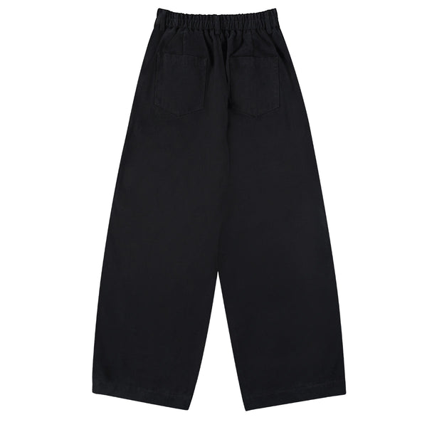Relaxed Fit Wide Leg Casual Pants