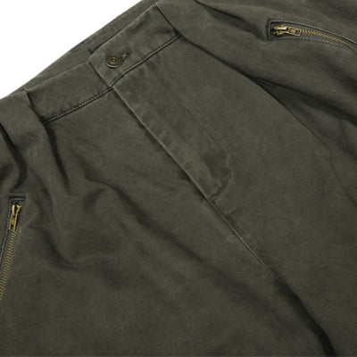 Men's Vintage Punk Cargo Pants – Wide-Leg, Zipper & Pockets