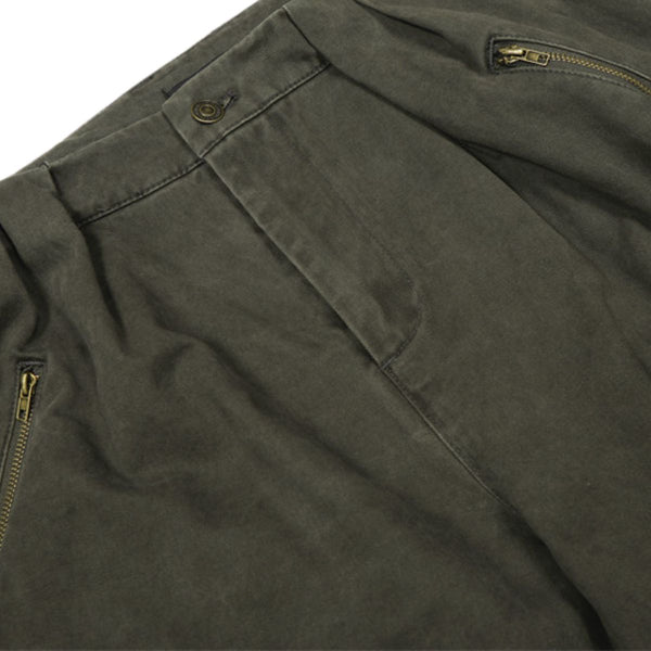 Men's Vintage Punk Cargo Pants – Wide-Leg, Zipper & Pockets