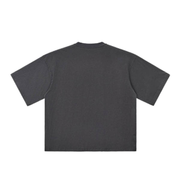 Mock Neck Oversized Vintage Tee