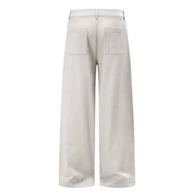 American Vintage Pleated Wide-Leg Pants