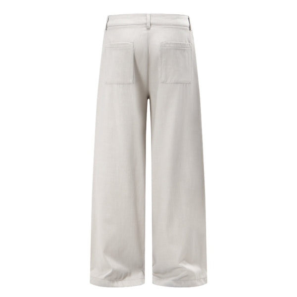 American Vintage Pleated Wide-Leg Pants