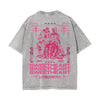 Sweetheart Streetwear Graphic Stone Wash Tee-INNBLAC