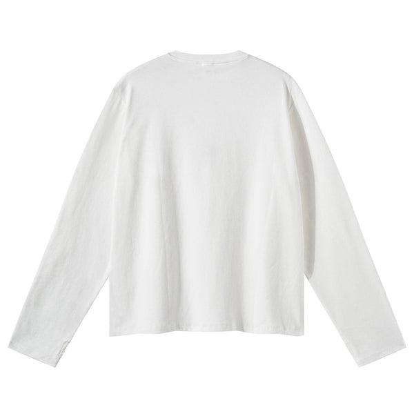 Solid Stretch Thumb Hole Long-Sleeve T-Shirt 260gsm