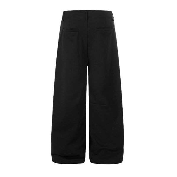 Vintage Street High-Waist Utility Pocket Loose Fit Riveted Wide-Leg Pants