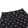 Vintage Star Print Loose Wide-Leg Denim Pants