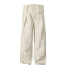 Striped Corduroy Patchwork Relaxed Fit Multi-Pocket Utility Cargo Pants
