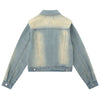 Designer Shoulder Padded Denim Jacket