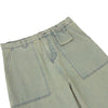 Vintage Patchwork Appliqué Wide-Leg Curved Barrel Jeans