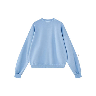 Vintage Washed Terry Crewneck Streetwear Sweatshirt