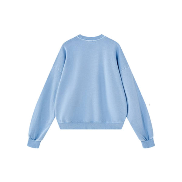 Vintage Washed Terry Crewneck Streetwear Sweatshirt