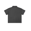 Waffle Knit Lapel Polo T Shirt