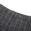 Plaid Multi-Pocket Cropped Cargo Shorts