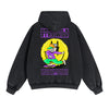 Stay Wild Graffiti Cartoon Double Slider Zip Hoodie-INNBLAC