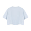 Snowflake Washed Boxy Cropped Cotton Tee 2026