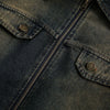 Unisex Retro Washed Vintage Denim Jacket