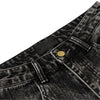 Men's Distressed Washed Denim Wide Leg Pants Punk Paint Splatter