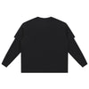 Mock Layered Contrast Strap Sweatshirt
