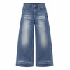 Vintage Slub Wash Barrel Leg Denim Jeans
