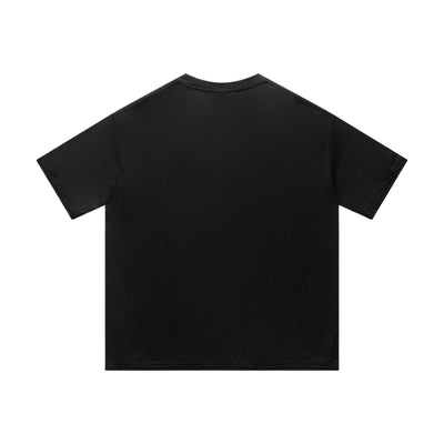 Vintage Wash Relaxed Linen-Cotton Blend Short Sleeve T-Shirt