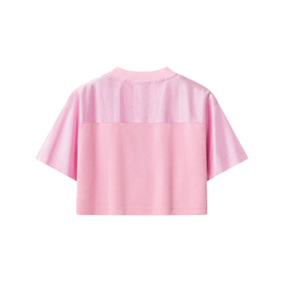 Cyber-Grunge Distressed Cutout Y2K Cropped Top