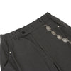 Basic Striped Metal Hook Relaxed Ins Trousers