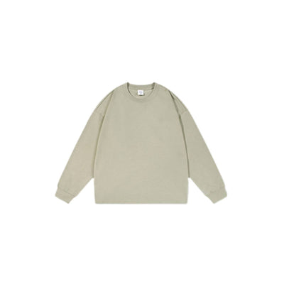 Vintage Washed Drop Shoulder Long Sleeve Shirt