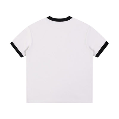 Crew Neck Boxy Fit Ringer Tee 220gsm