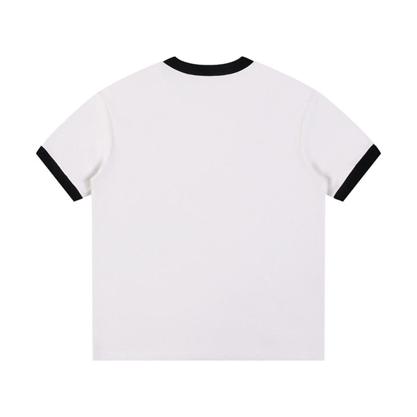 Crew Neck Boxy Fit Ringer Tee 220gsm