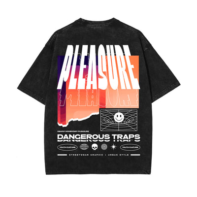 Pleasure Urban Streetwear Graphic Tee-INNBLAC