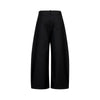 Vintage Curved Wide Leg Draped Trousers