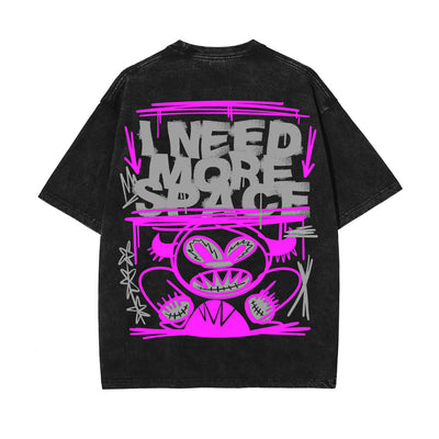 I Need More Space Graffiti Graphic Tee-INNBLAC